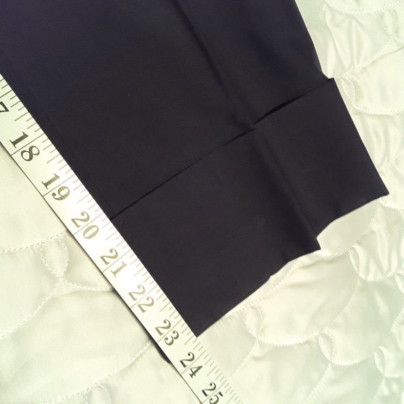 NWT SILK Banana Republic Martin Pant, Black, Sz 0 - Picture 9 of 14
